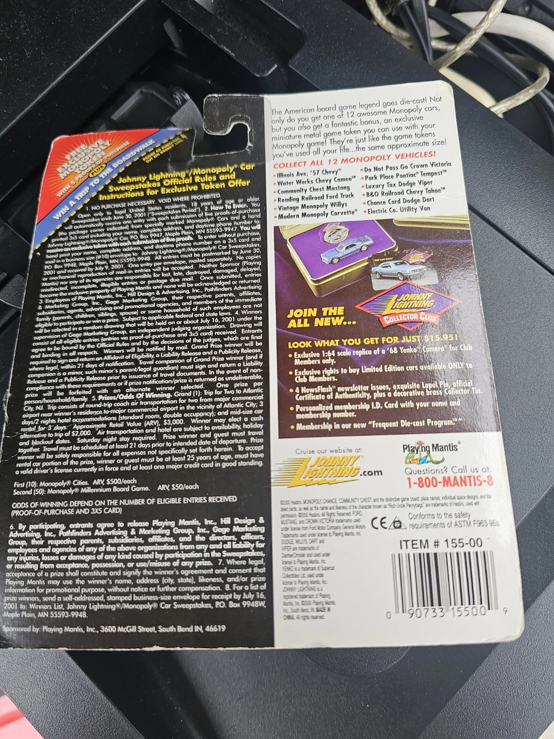 Johnny Lightning Monopoly Die-Cast Car - photo 2