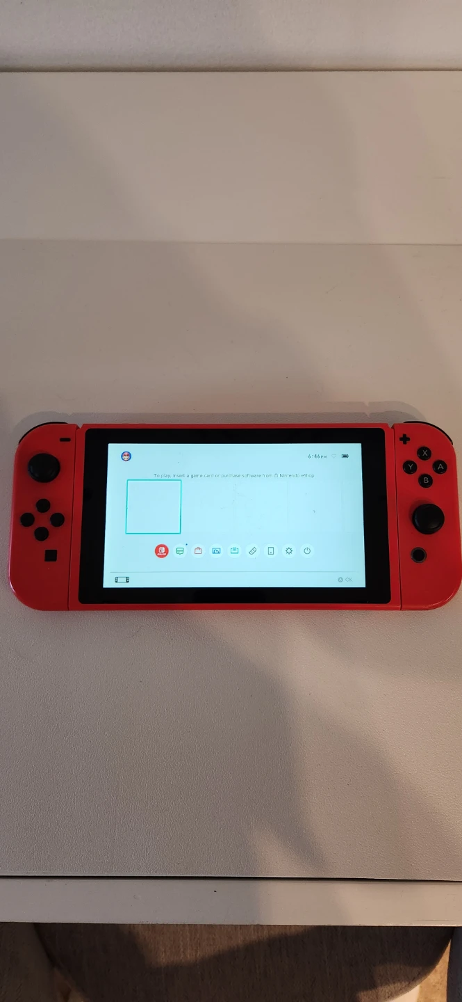 Nintendo Switch V2 Mario Red Edition as is