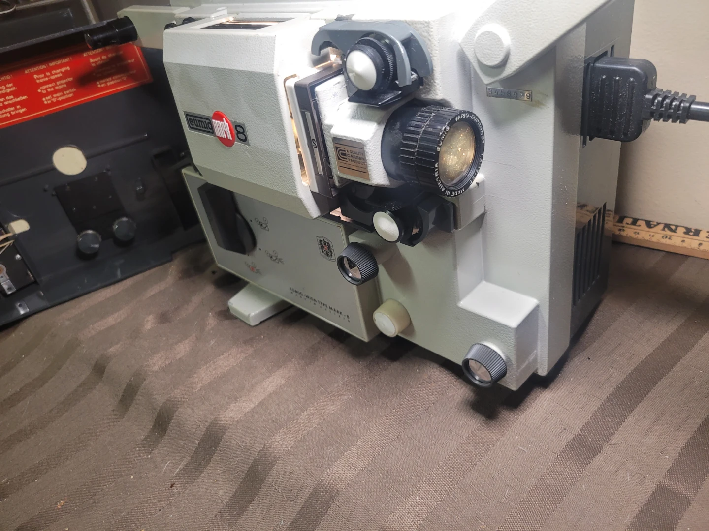 3 x Eumig Mark 8 Dual 8mm Movie Projector - photo 2