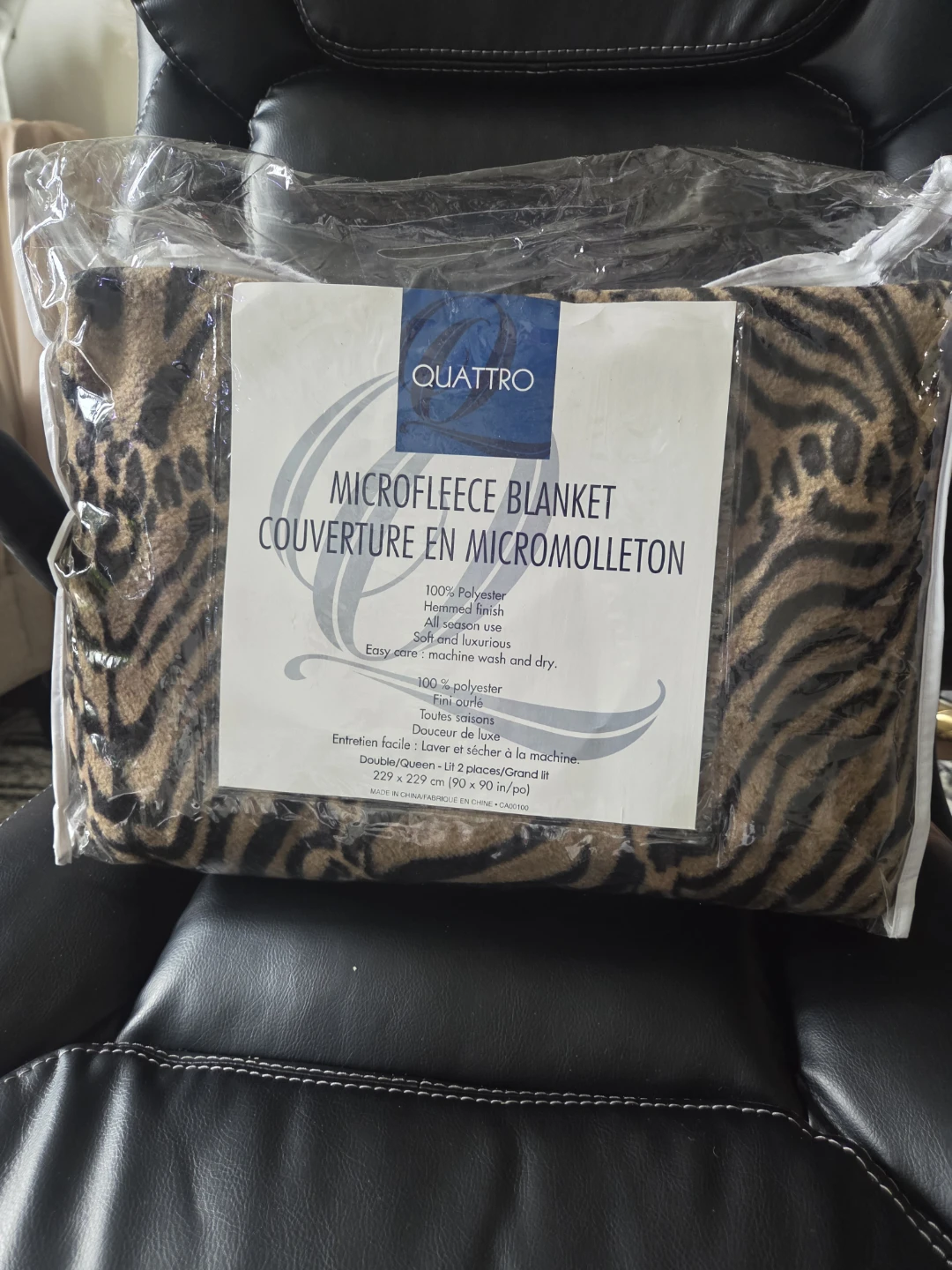 Quattro Microfleece Double/Queen Blanket