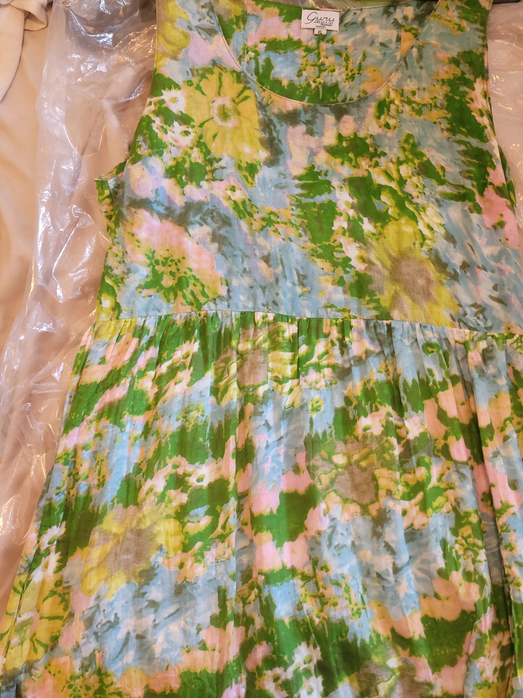Giusy Sleeveless Floral Dress XL