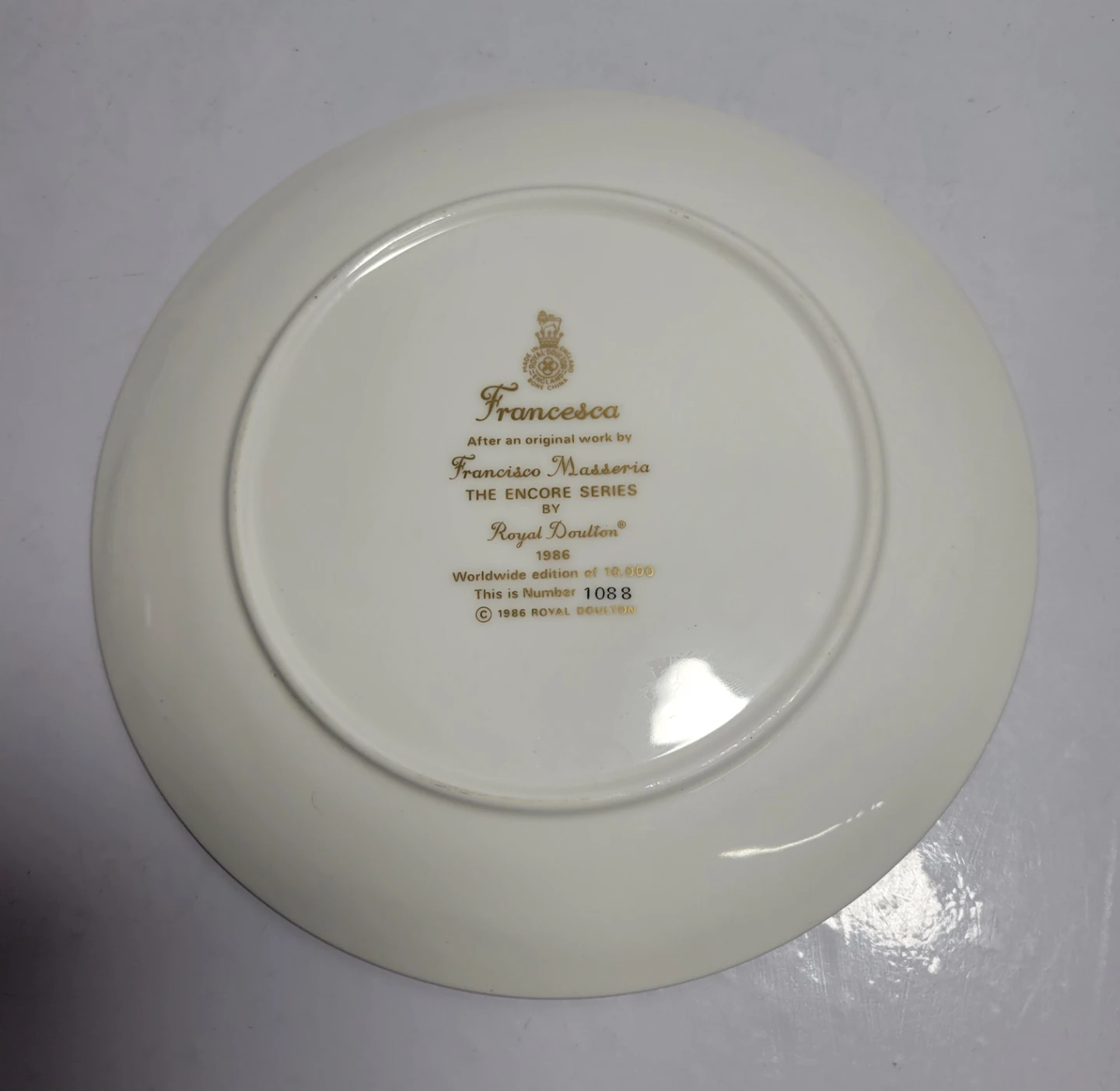 Royal Doulton Francesca Plate - photo 2
