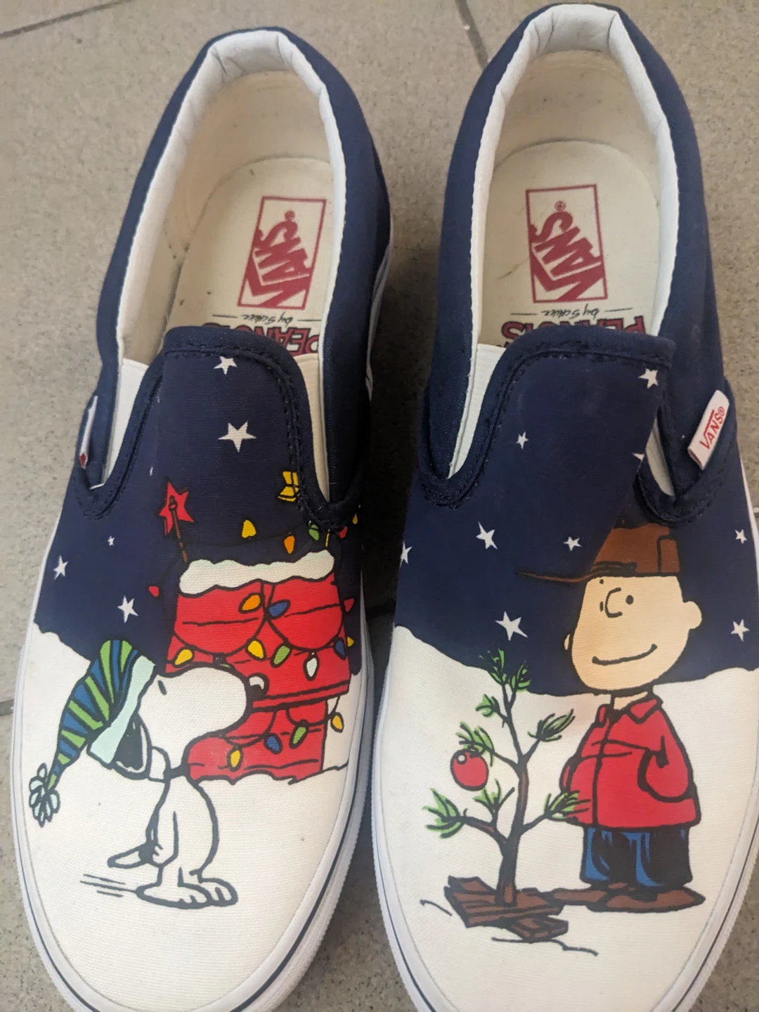 Vans Peanuts Snoopy Slip-On Shoes