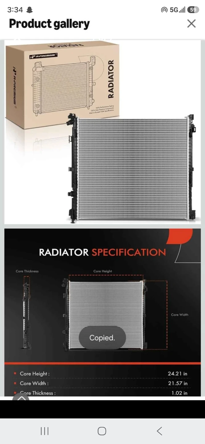 A-Premium Car Radiator - photo 2