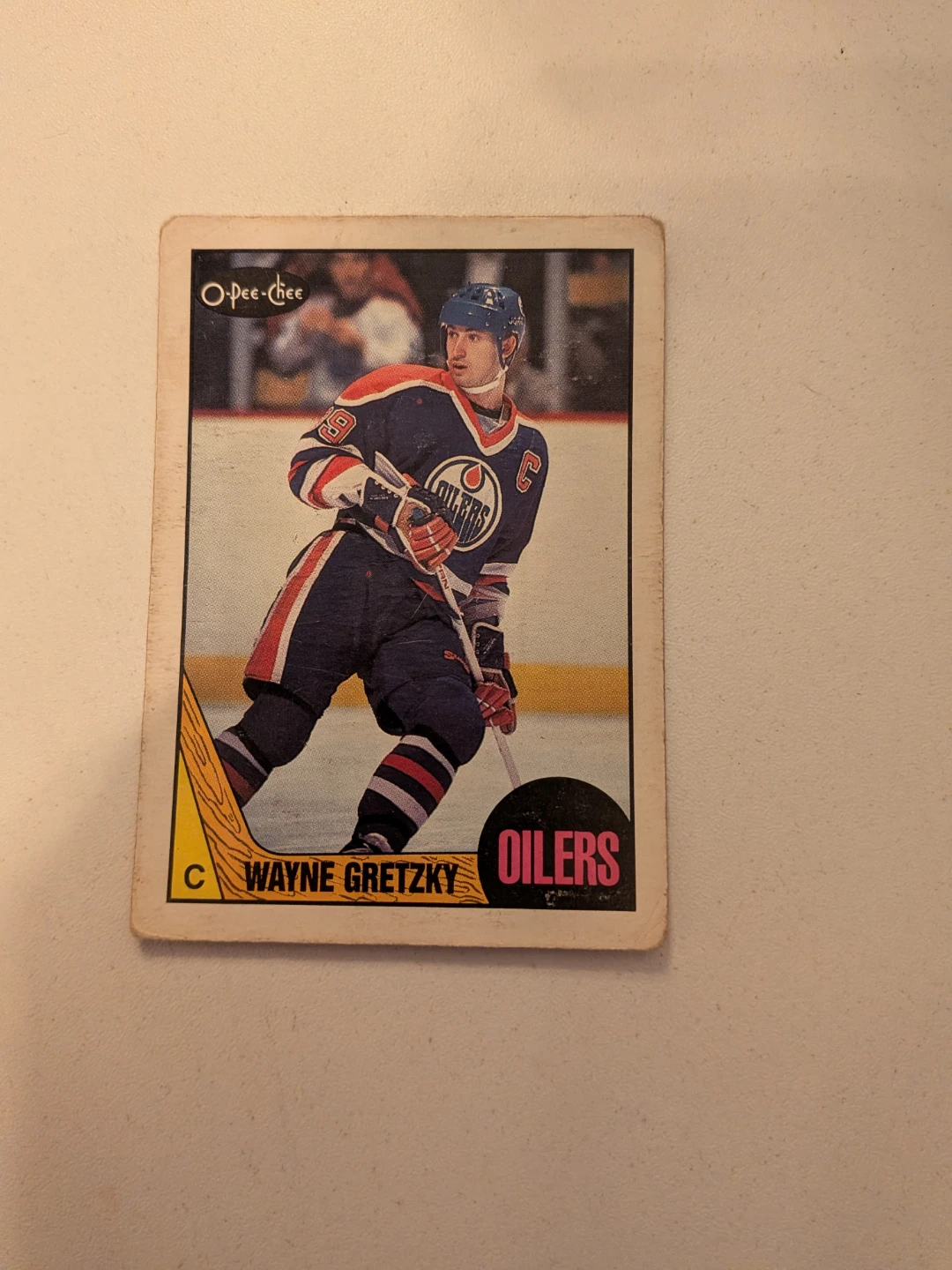 1987 O-Pee-Chee Wayne Gretzky Hockey Card