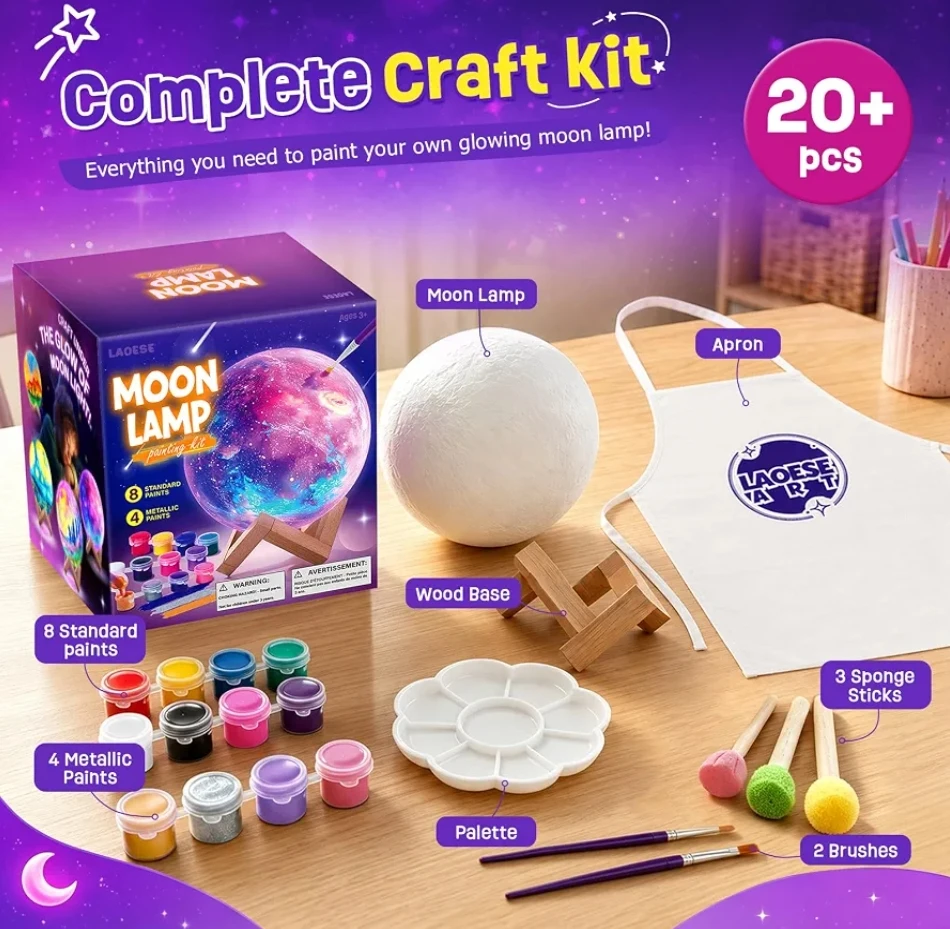 Moon Lamp Painting Kit🏈 - photo 5