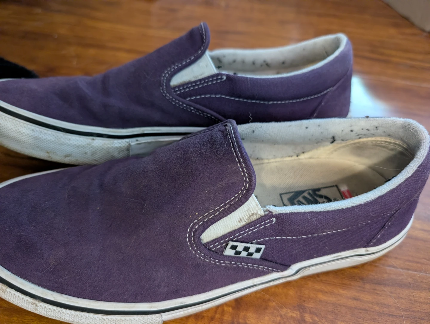 Vans Slip-Ons Purple Suede 10.5M - photo 3