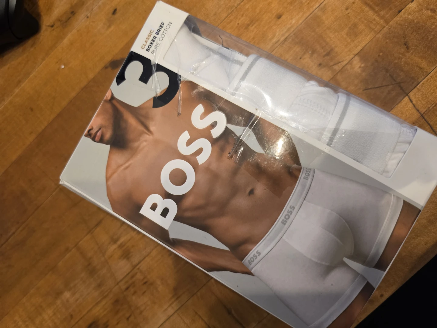 BOSS Classic Boxer Briefs 3-Pack White