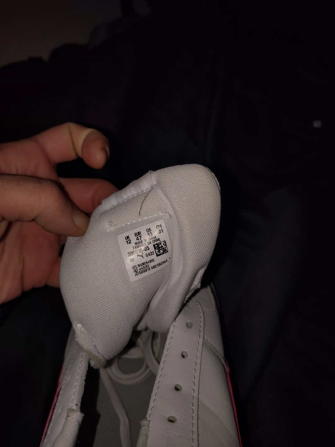 Puma White and Red Sneakers Size 12 - photo 3