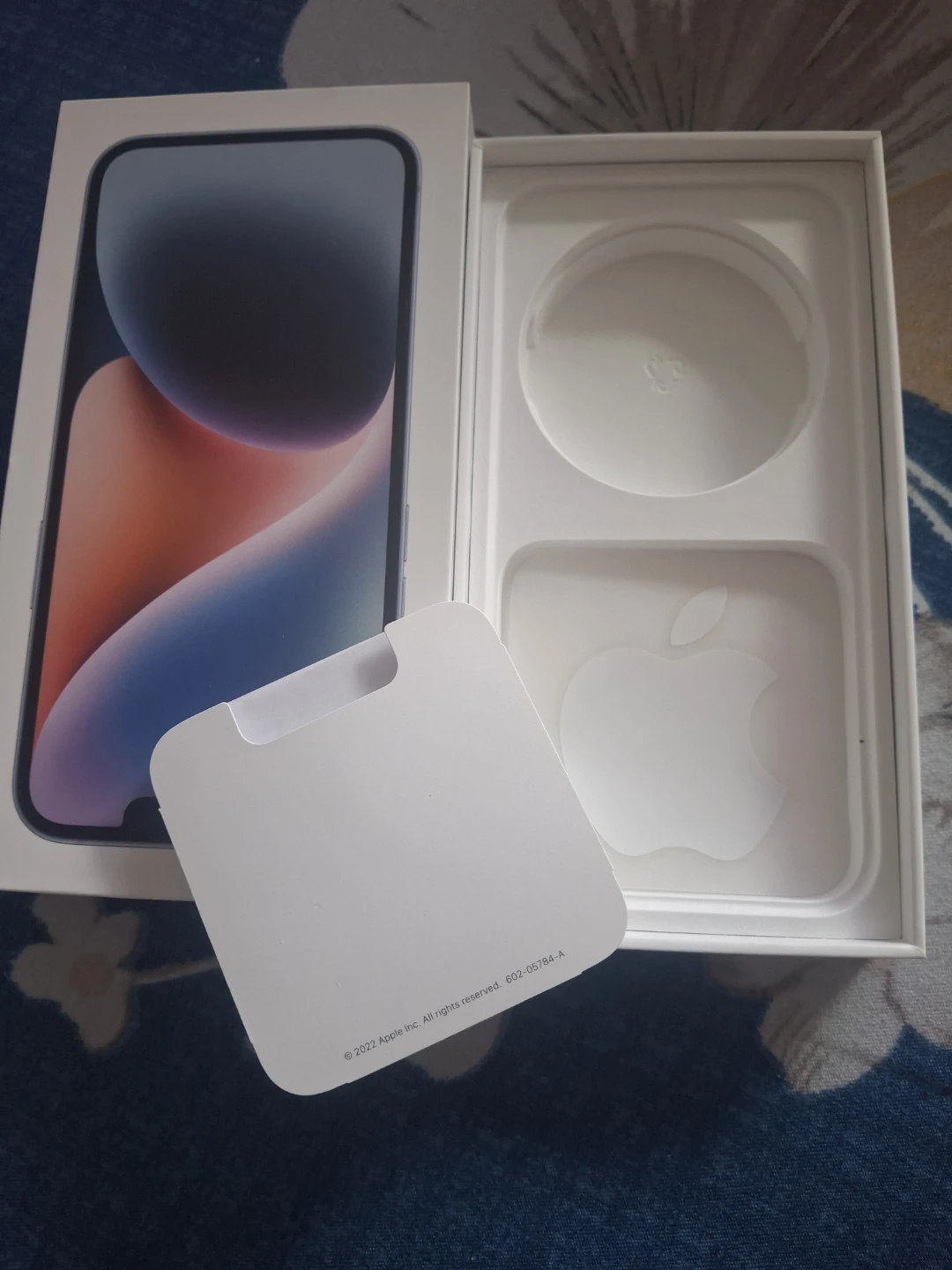 Apple iPhone 14 128GB Blue Empty Box - photo 2