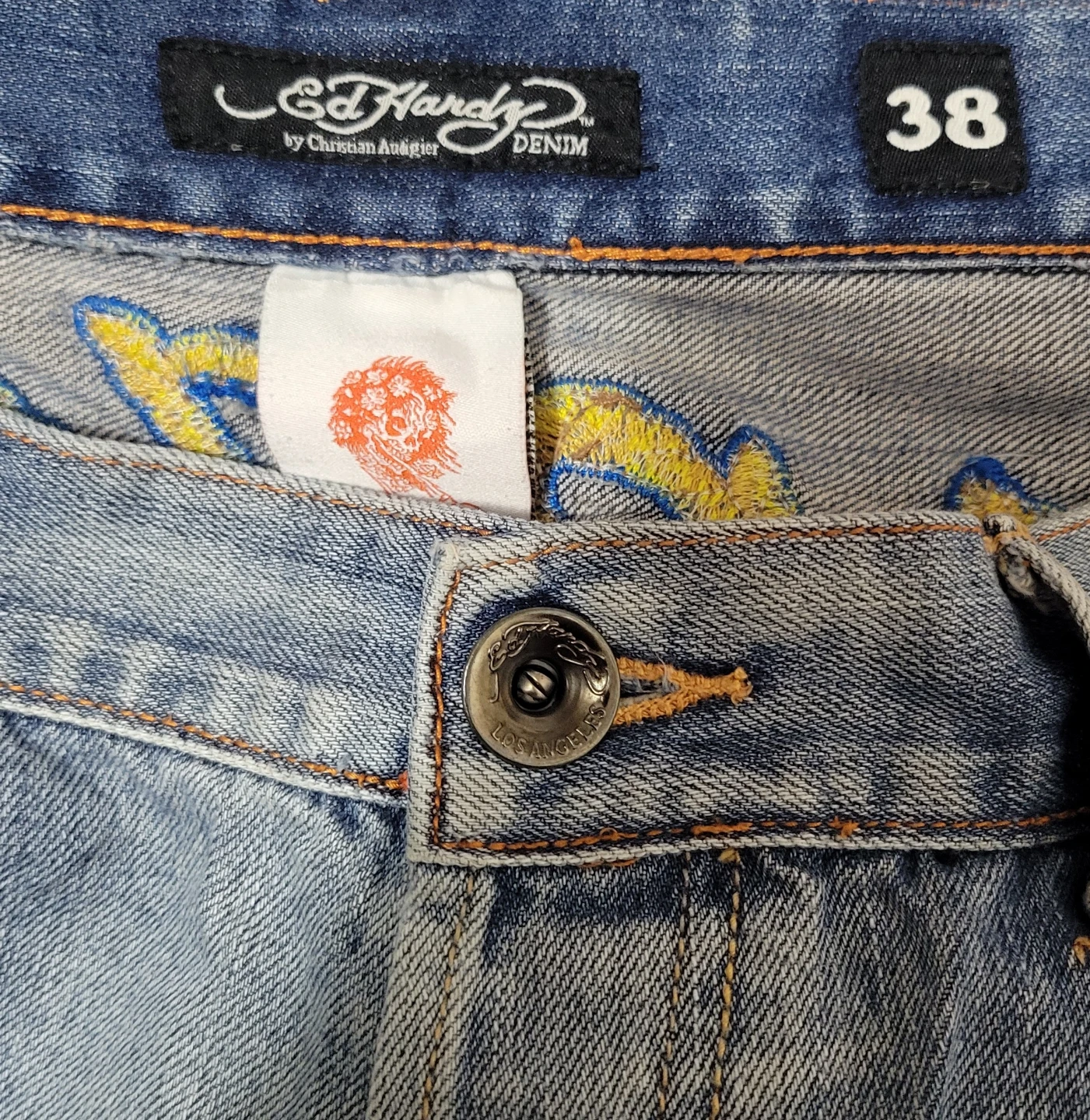 Ed Hardy Denim Shorts Size 38 - photo 2
