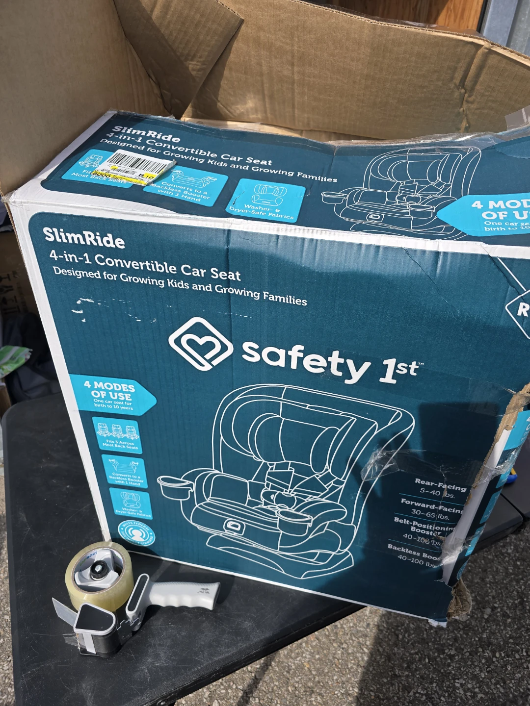 Safety 1st SlimRide 4-in-1 Convertible Car Seat - photo 5