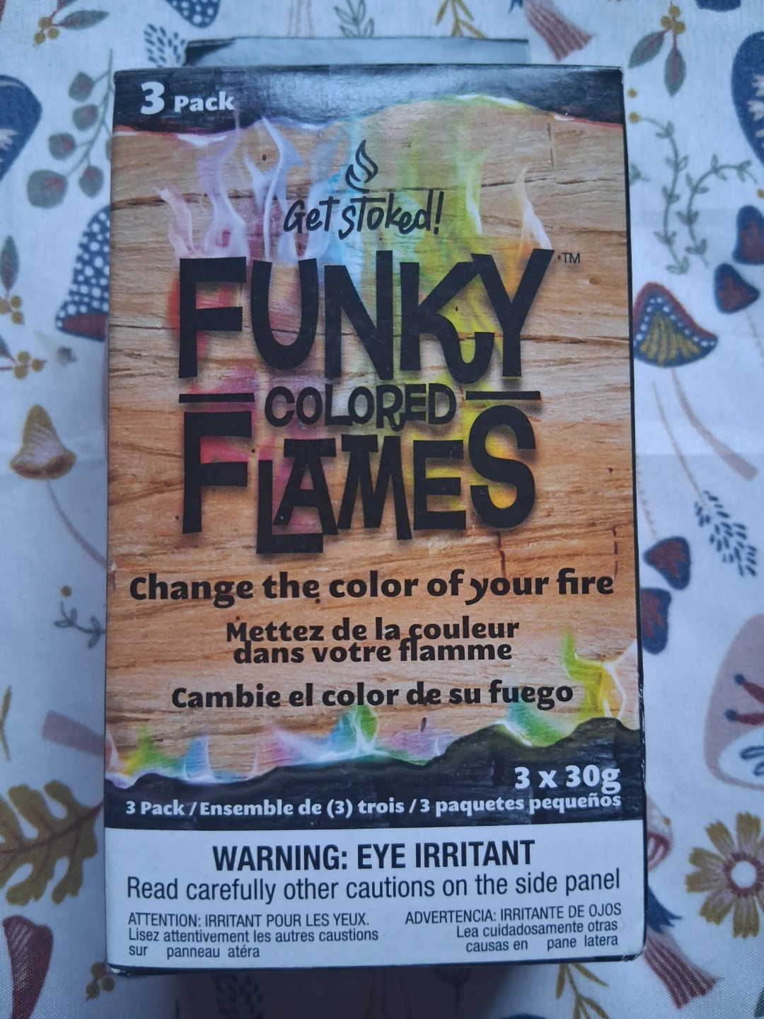 Get Stoked! Funky Colored Flames 3 Pack