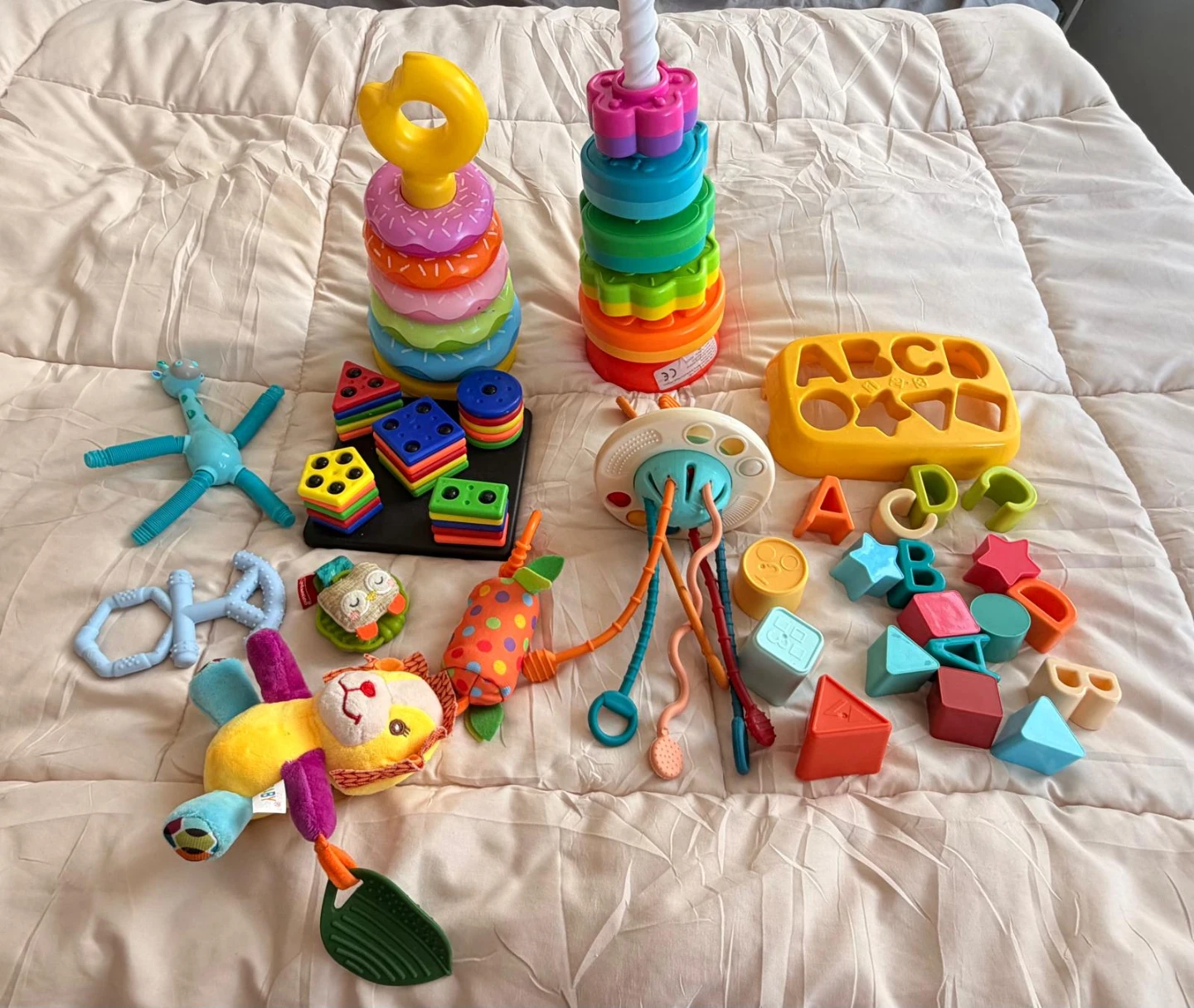 Assorted Infant and Toddler Developmental Toys