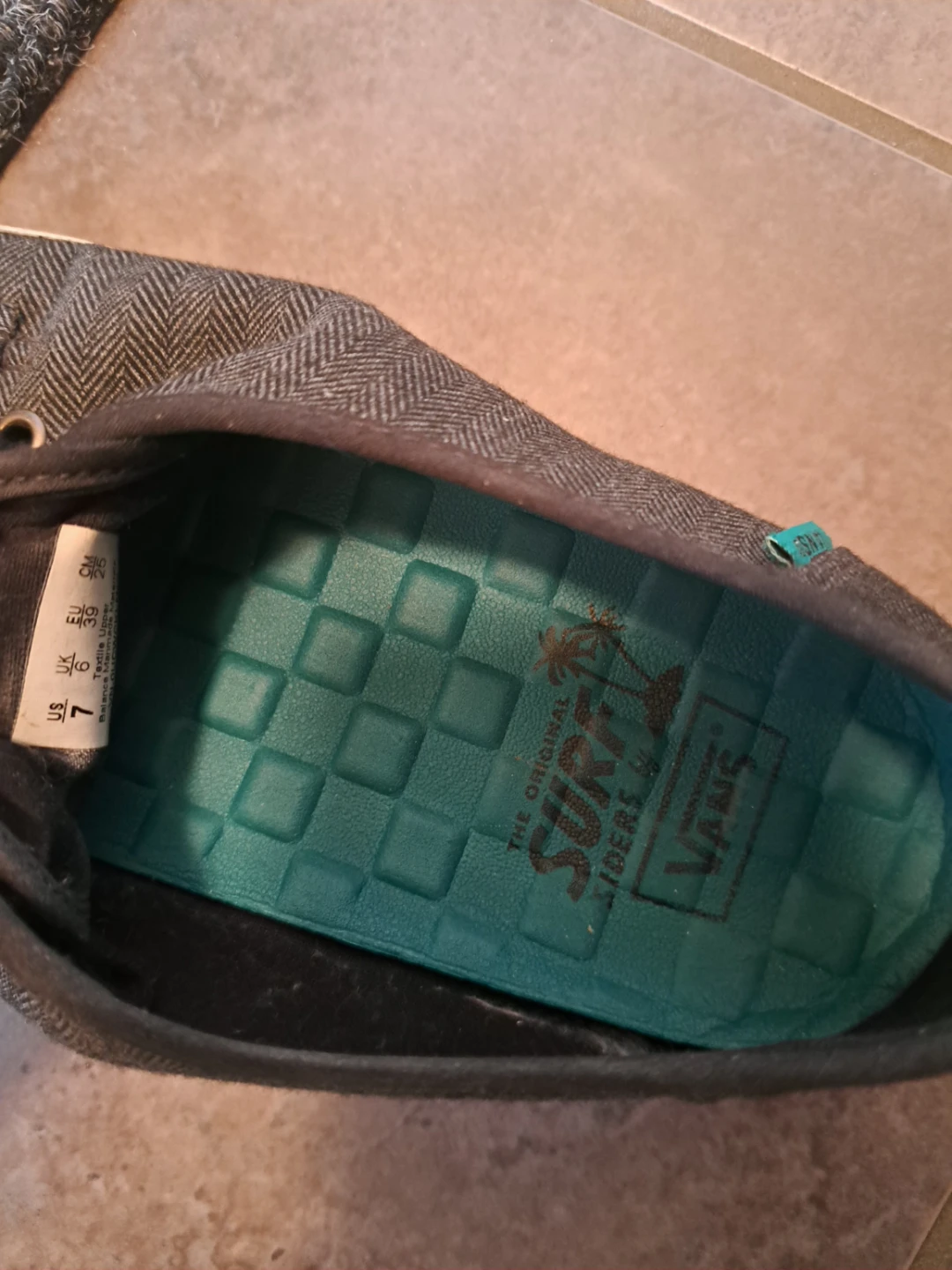 Vans Surf Riders Shoes - Grey - US Size 7