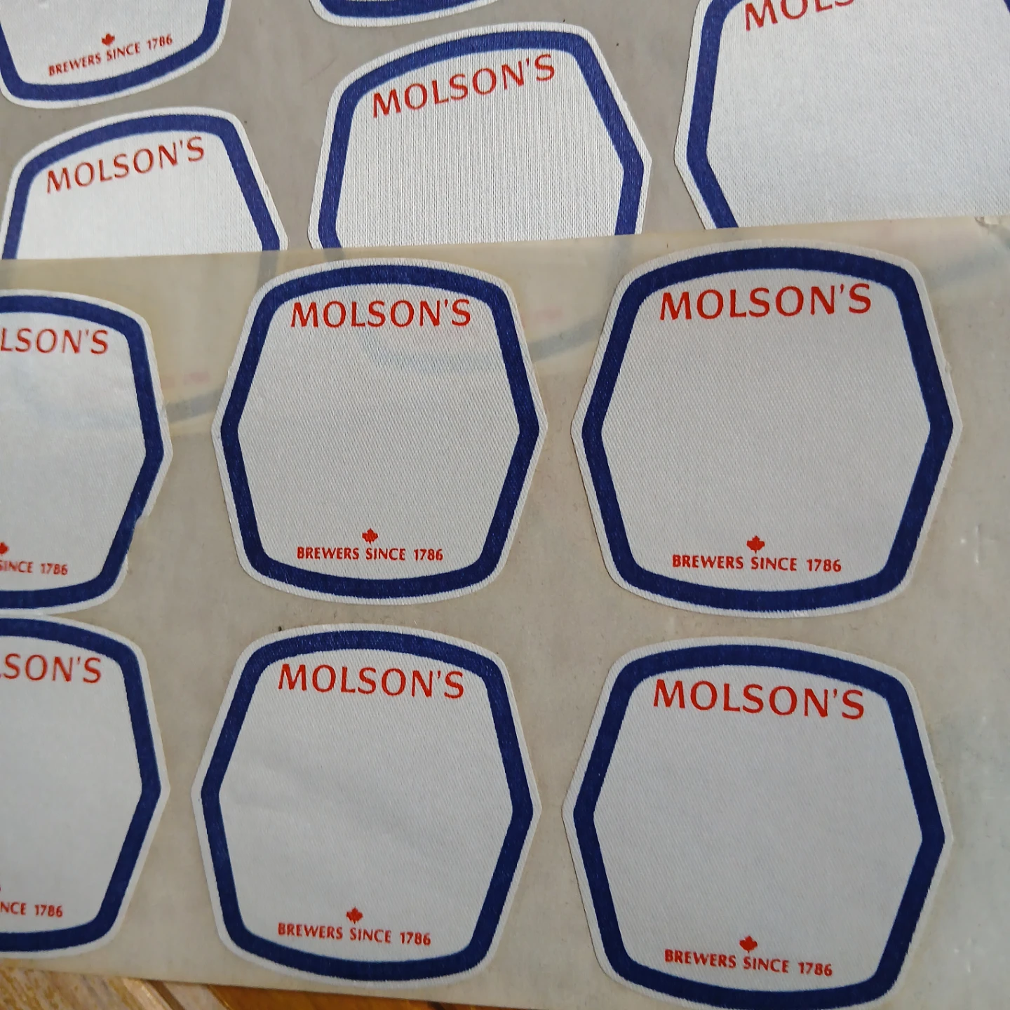 Molson's Logo Stickers - 14 Pieces - photo 2