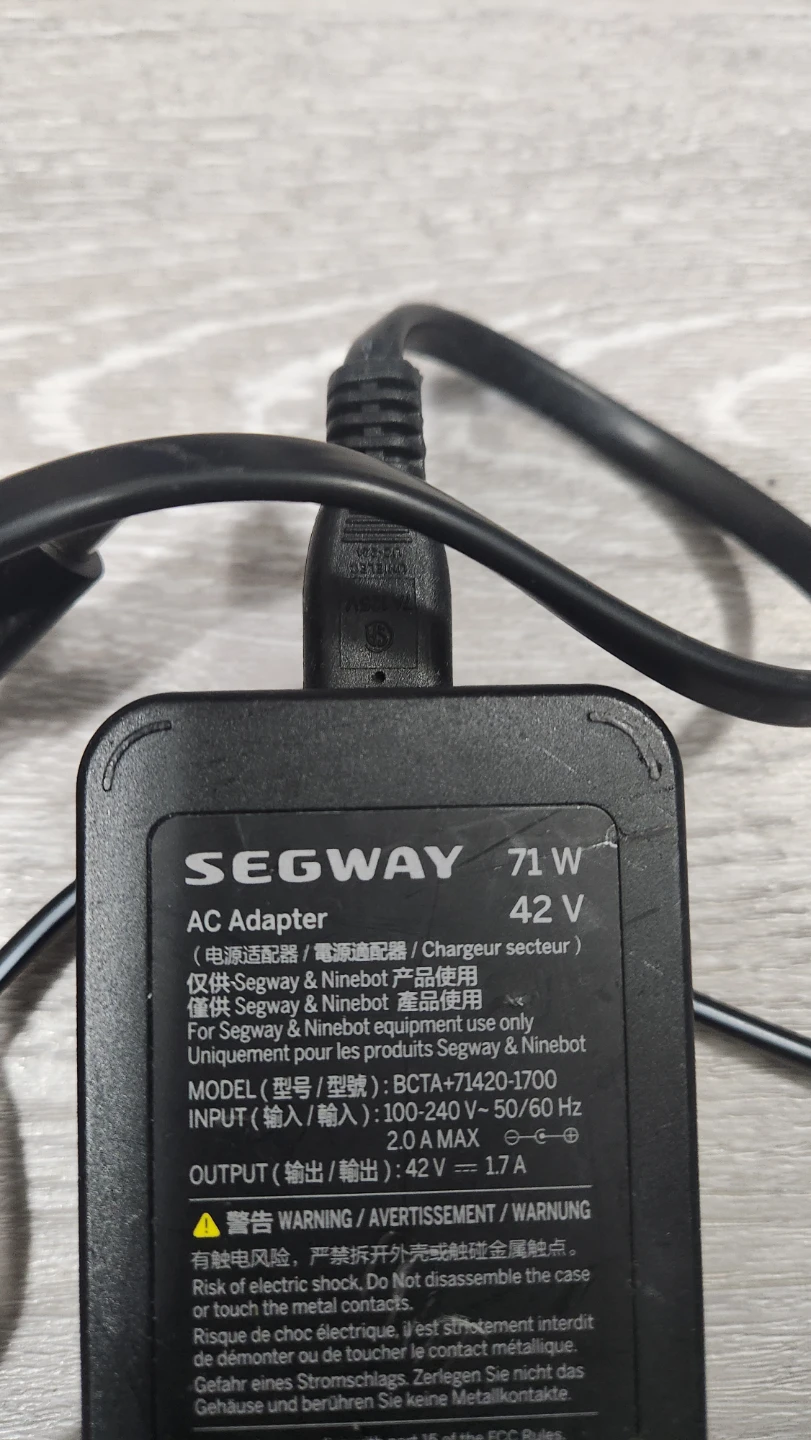 Segway Ninebot AC Adapter BCTA+71420-1700 - photo 2