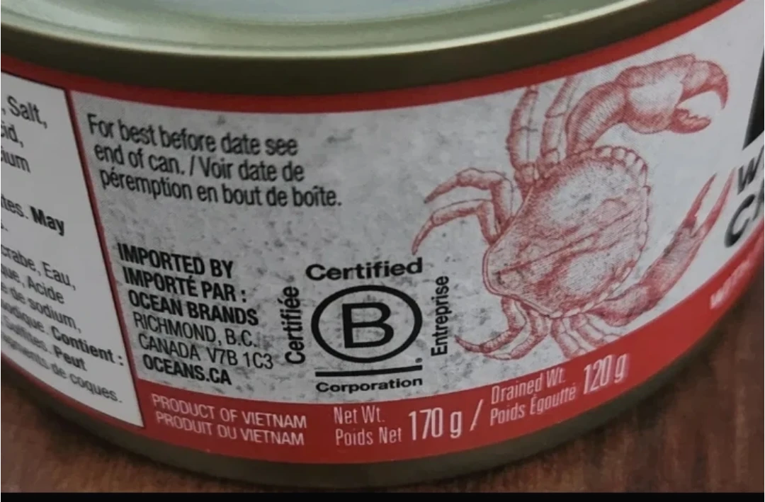 🏈 BUNDLE: 2Cans of Ocean's Wild Crab Meat - photo 3