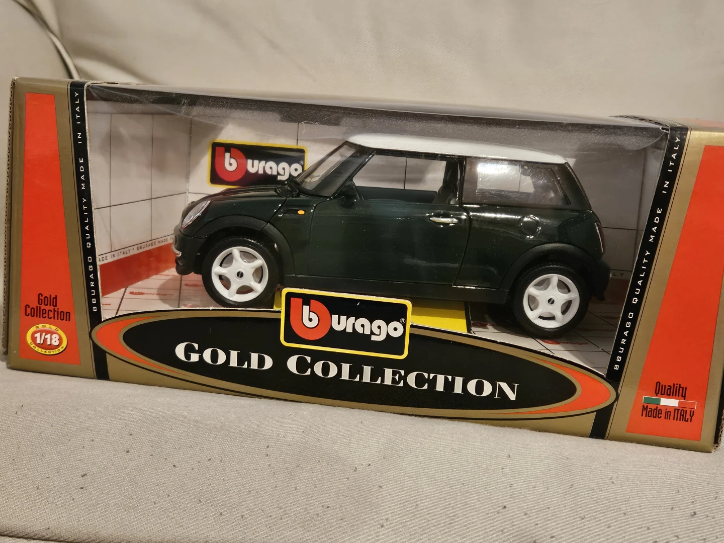 Mini Cooper model, mint in box