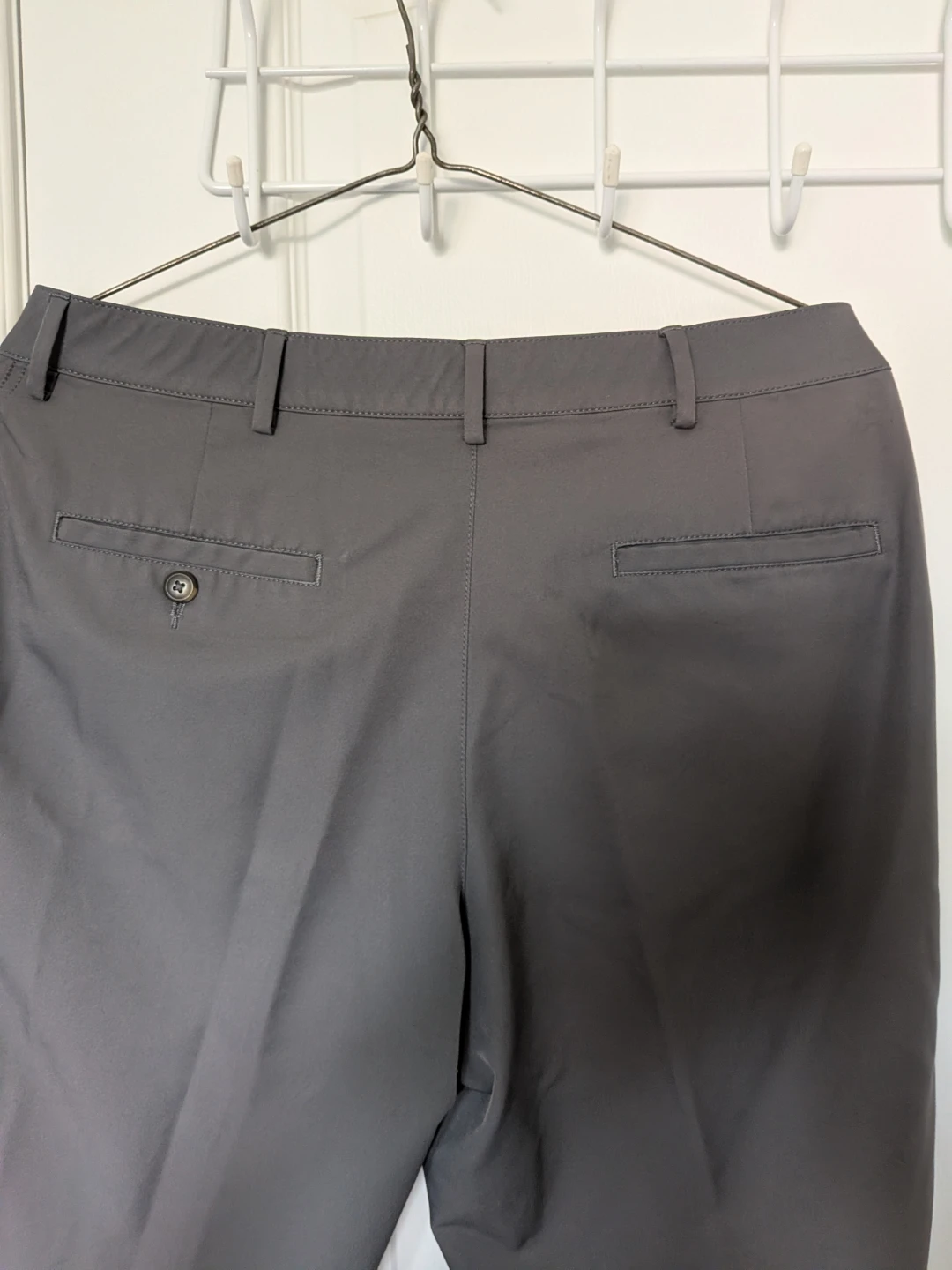 🏈Haggar Men's Grey Dress Pants 34x30 - photo 3