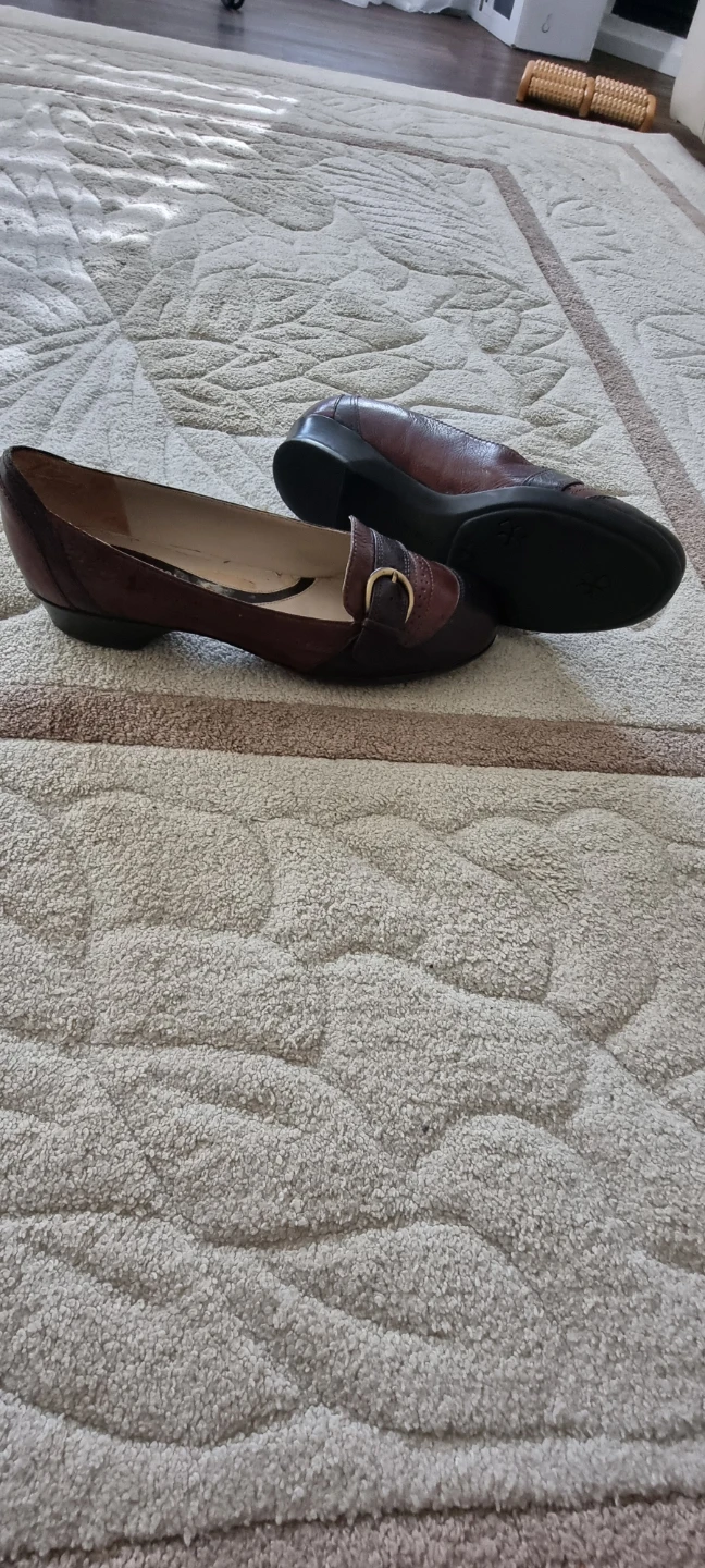 Naturalizer brown leather loafers - photo 2