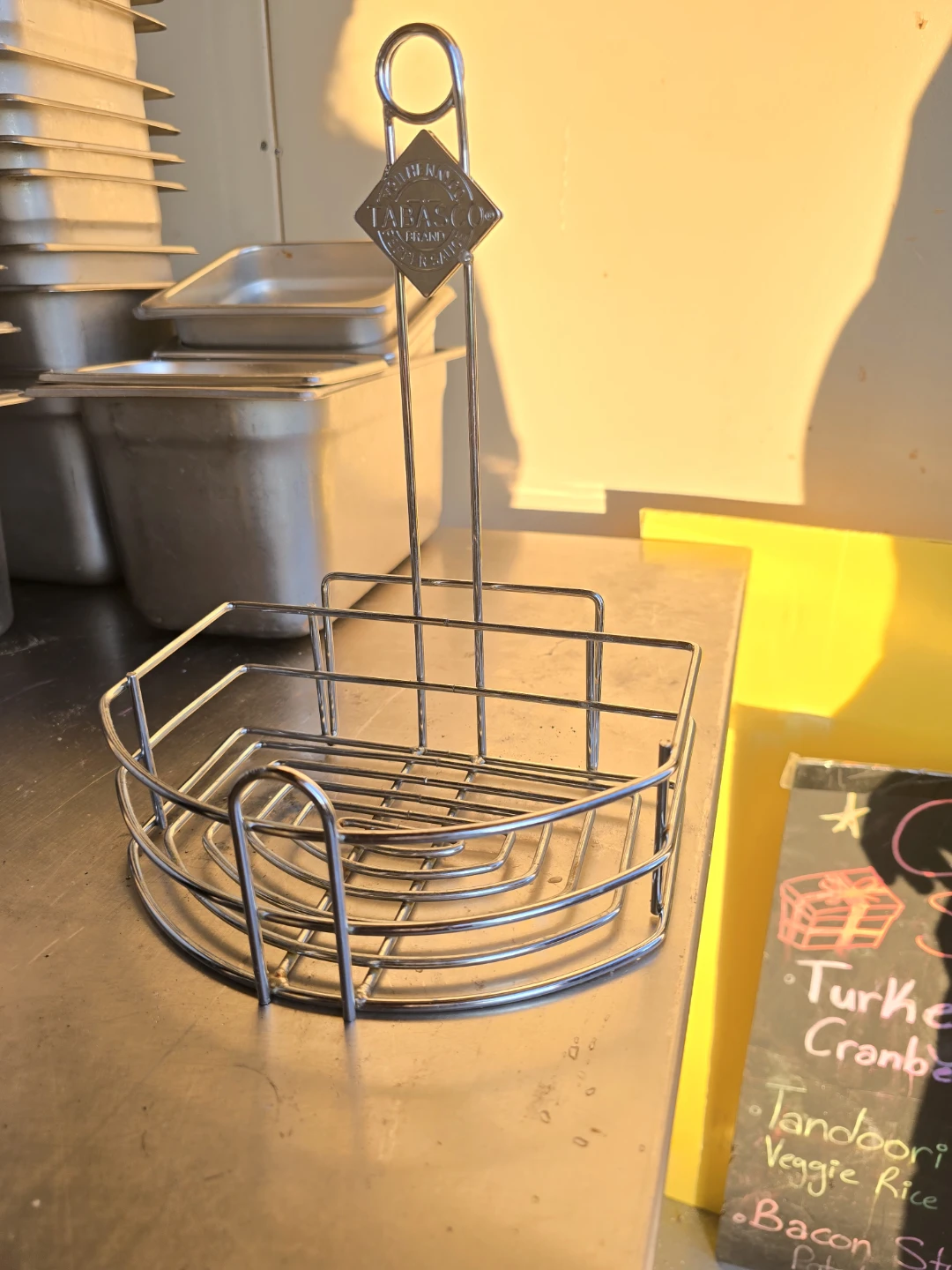 Tabasco Brand Metal Sauce Caddy