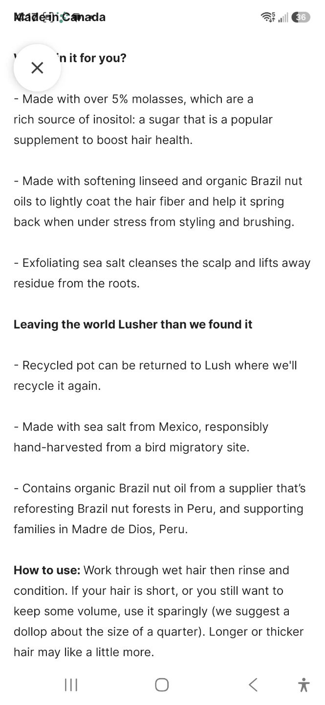 Lush Banana Shampoo 290g - photo 3