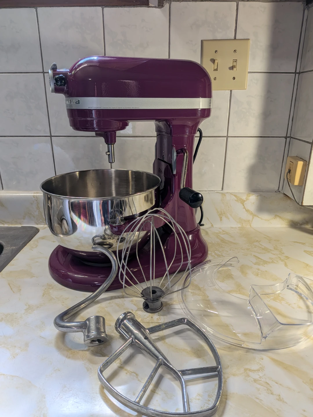 KitchenAid Professional 600 Stand Mixer - Purple - photo 3