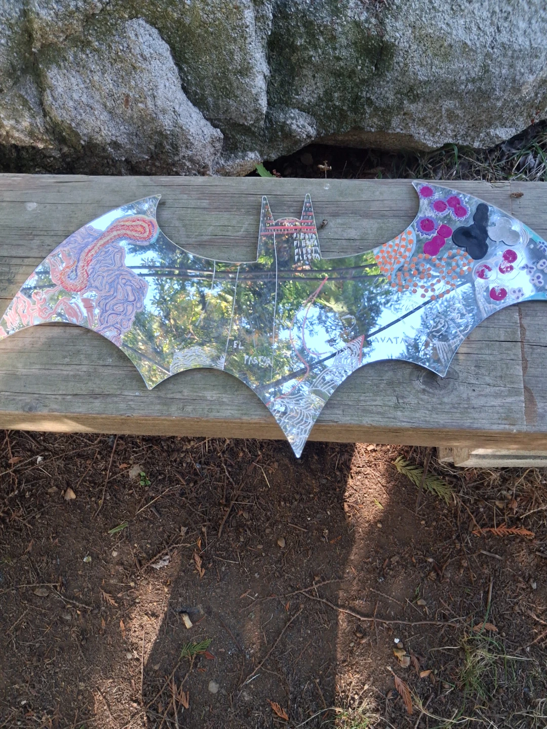 Batman wall mirror
