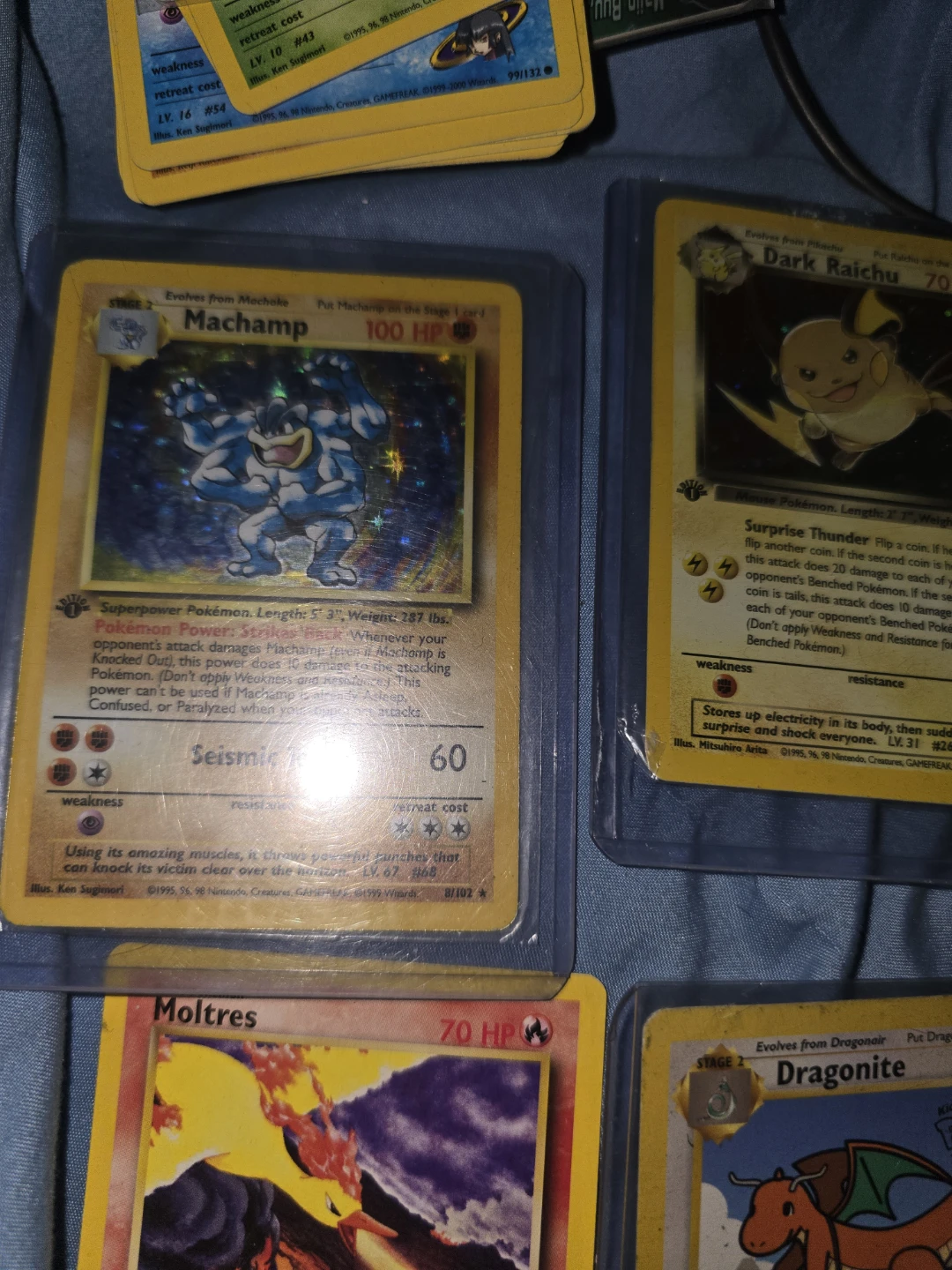 First Edition Holo Machamp Pokemon Card