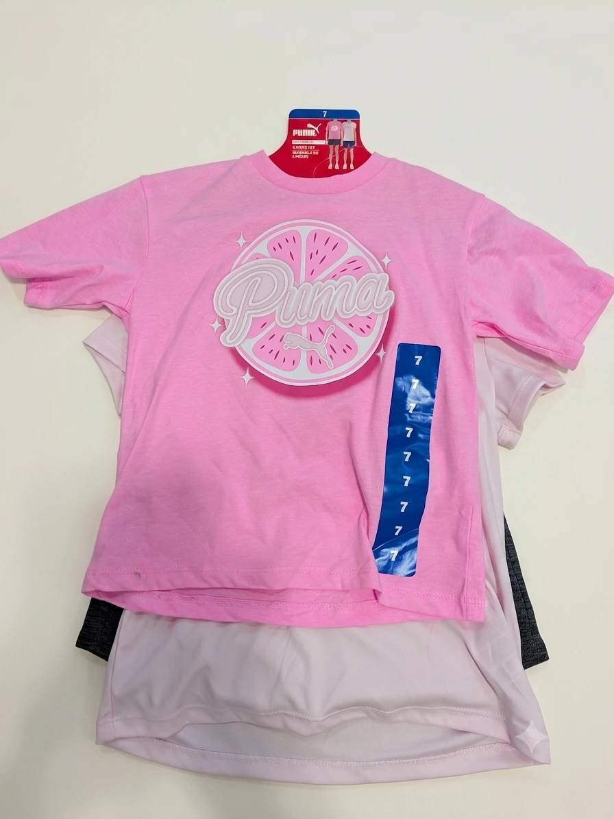 Puma Girls 4-Piece Activewear Set - Size 7