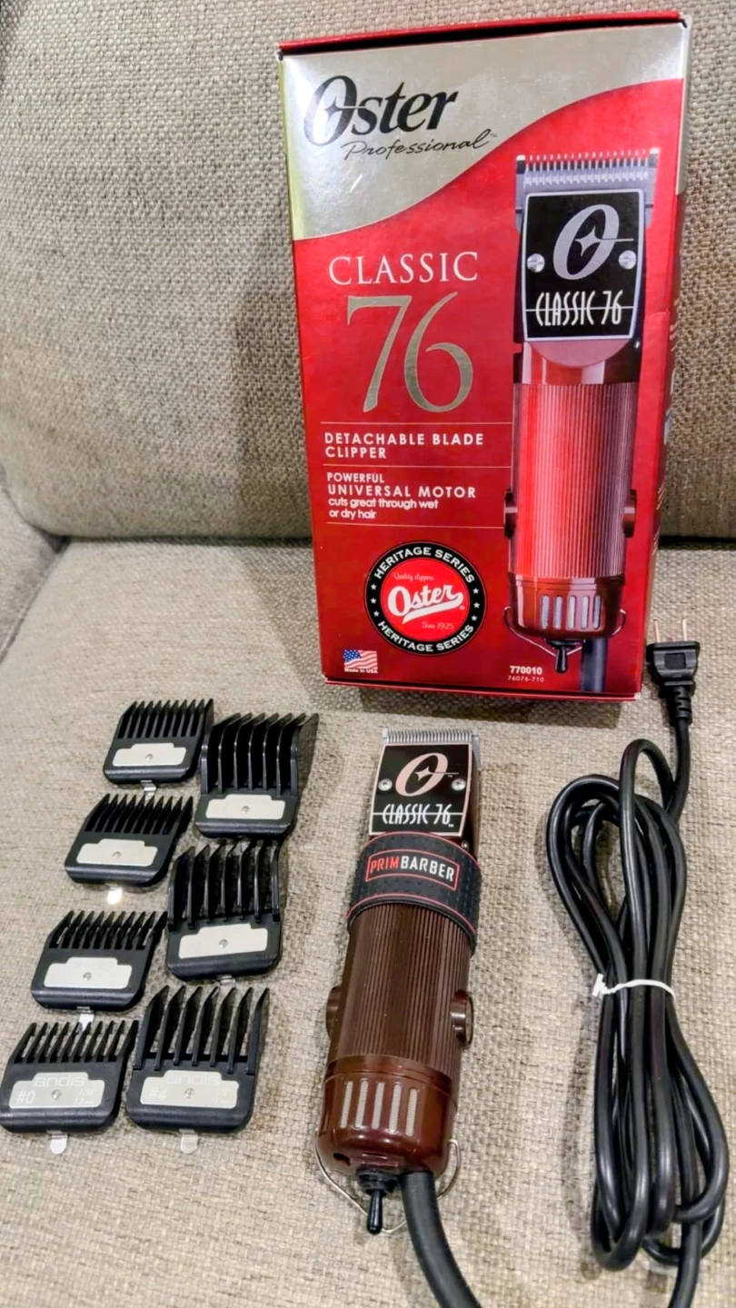Oster Classic 76 Professional Hair Clipper + 7 FREE Andis Guards - photo 4