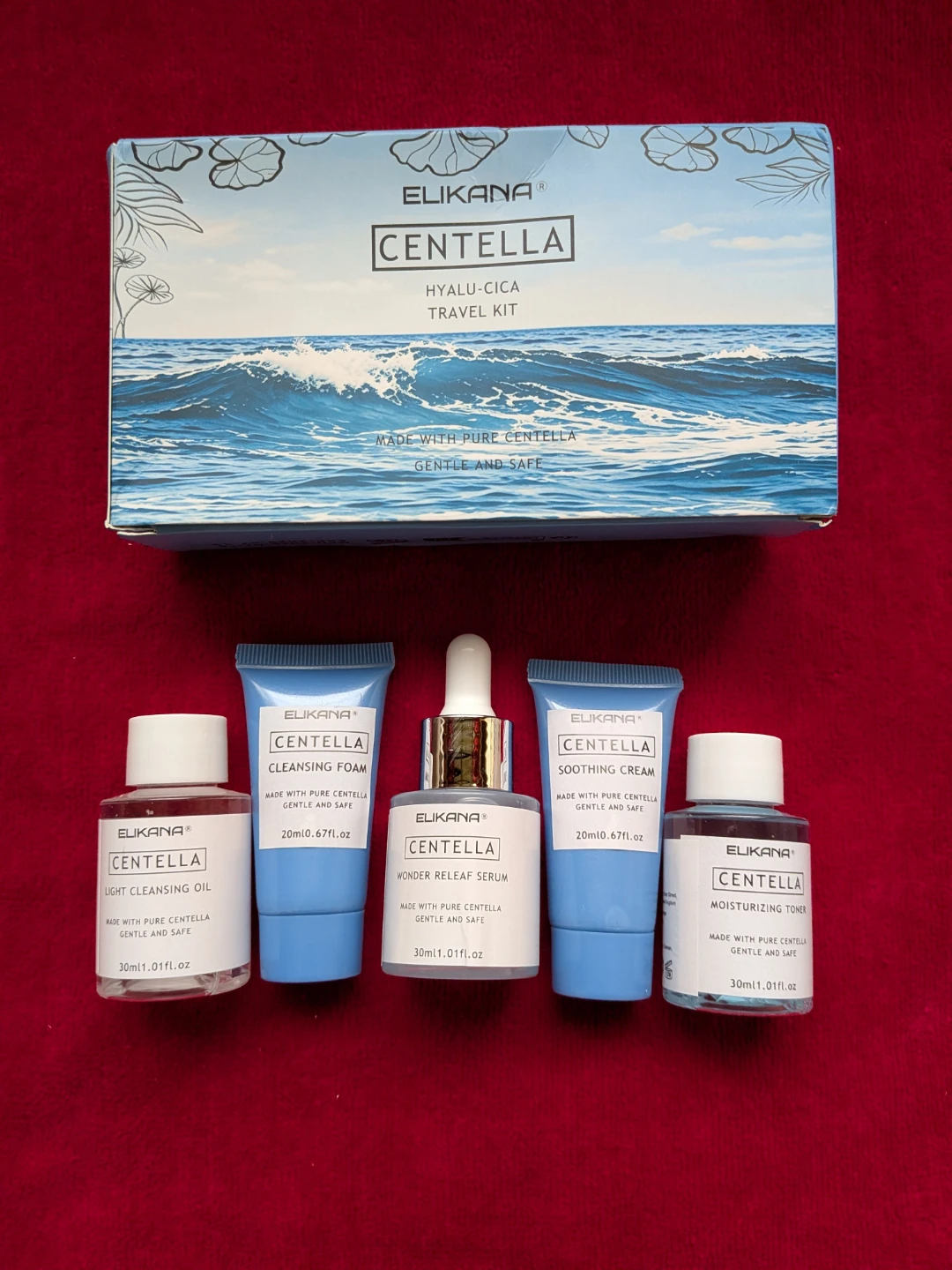 ELIKANA Hyalu-Cica Travel Kit with Centella
