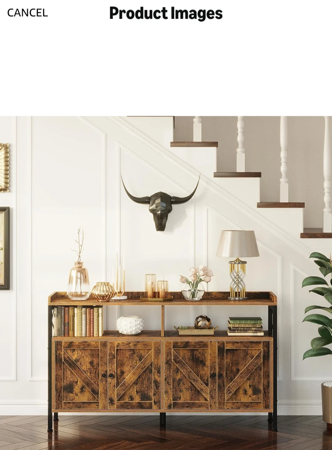 Console table with cabinet - photo 3