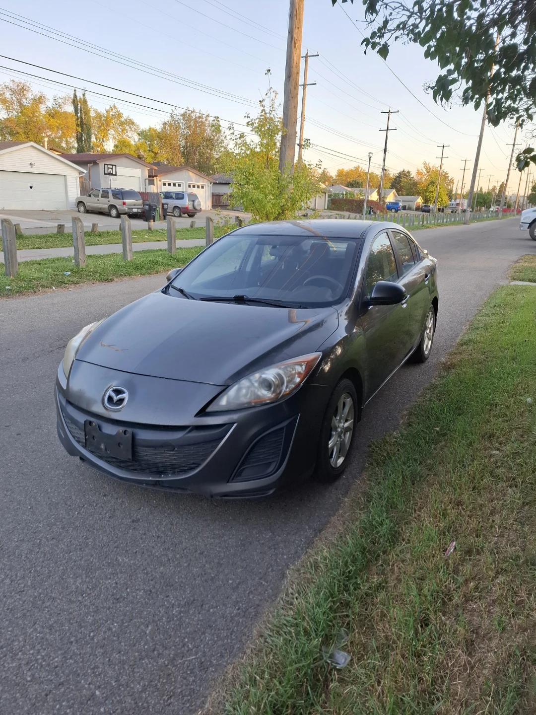 Grey Mazda 3 Sedan