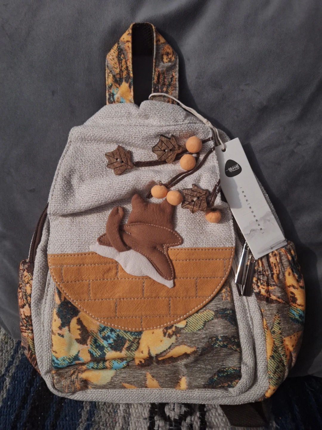 NEW Homemade Cat Decorative Small Backpack 😺 - photo 4