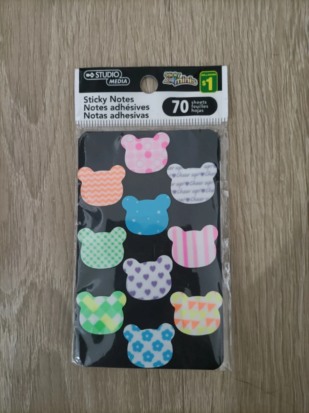 Bear-Shaped Sticky Notes 🏈