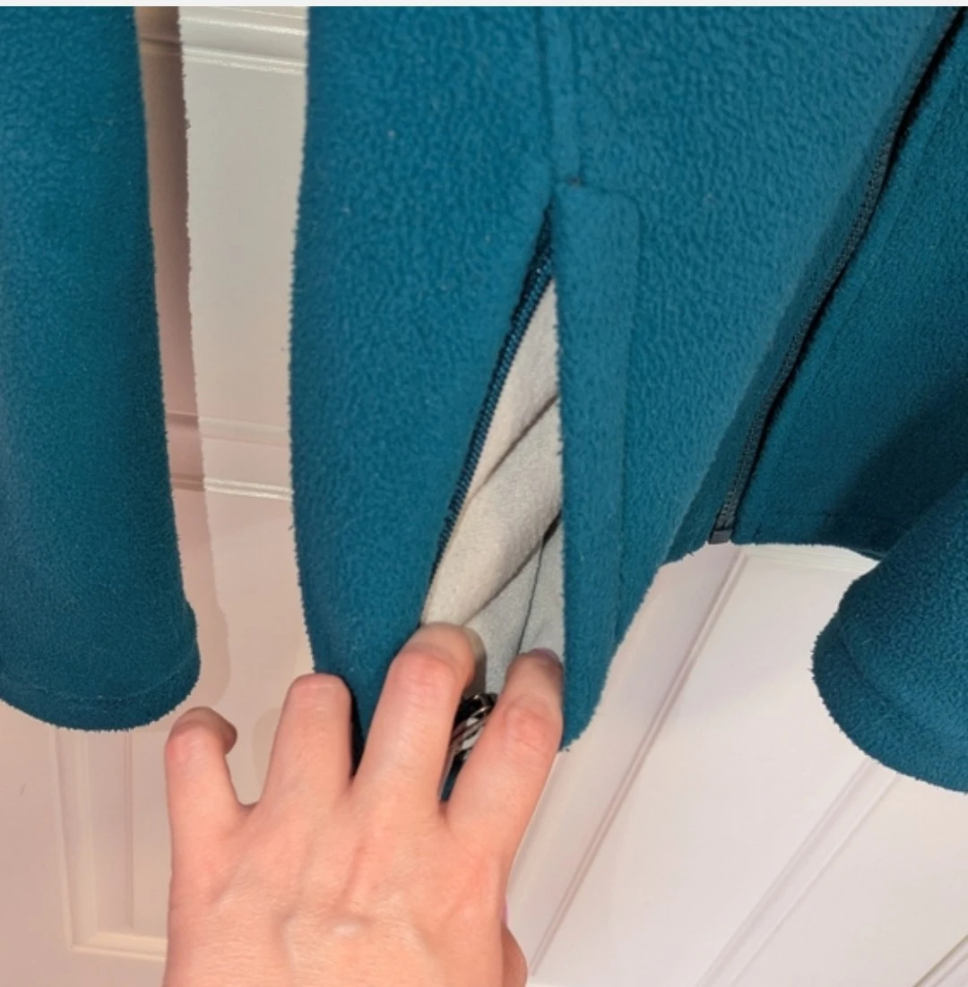The North Face Women's Deep Teal Teddy Fleece Jacket Medium - photo 2