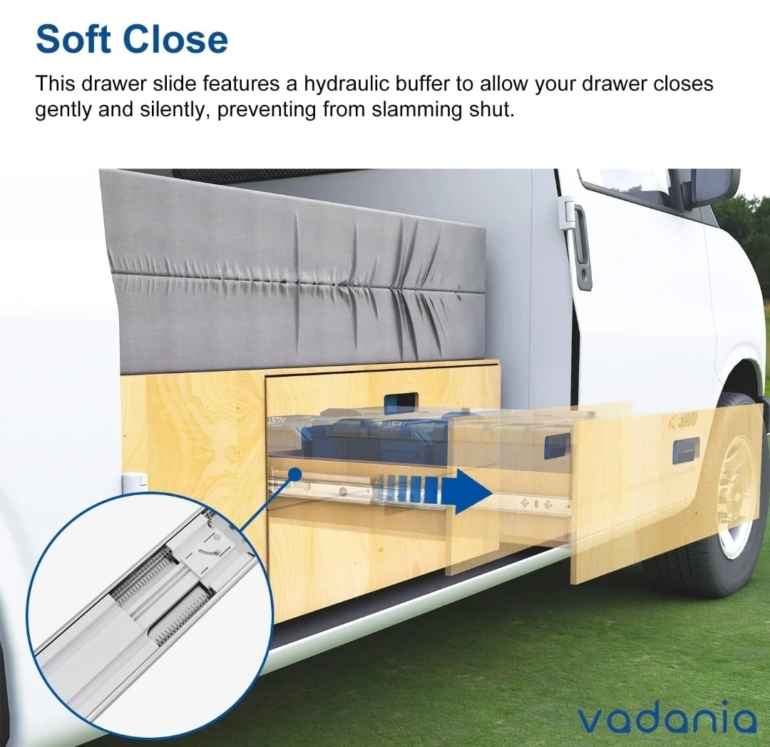 18-inch Soft Close Heavy Duty Drawer Slides - photo 3