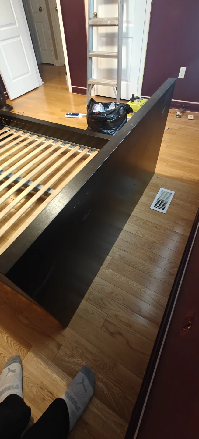 Black Ikea Bed Frame - photo 2