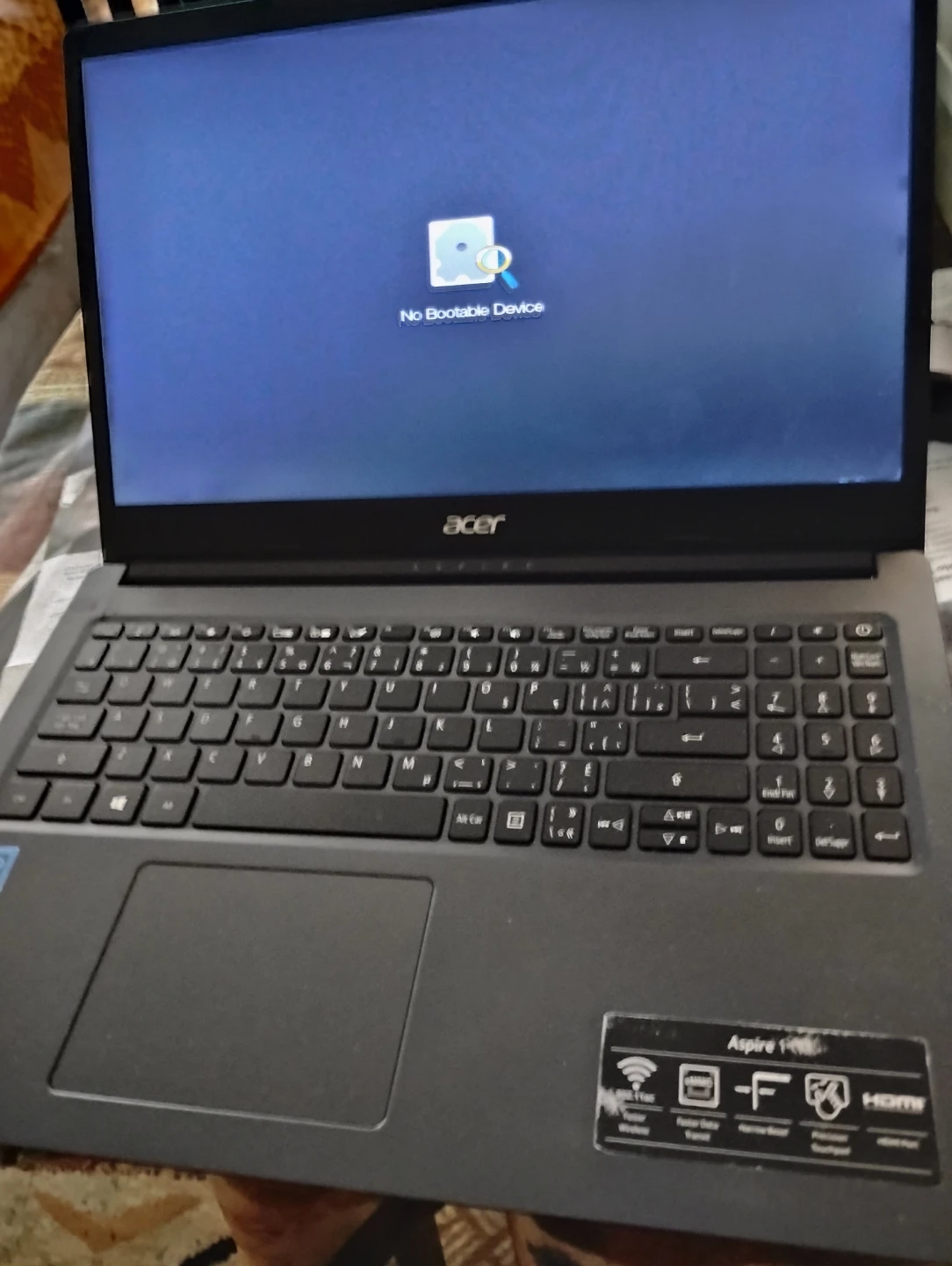 Acer laptop Aspire. Hard Drive