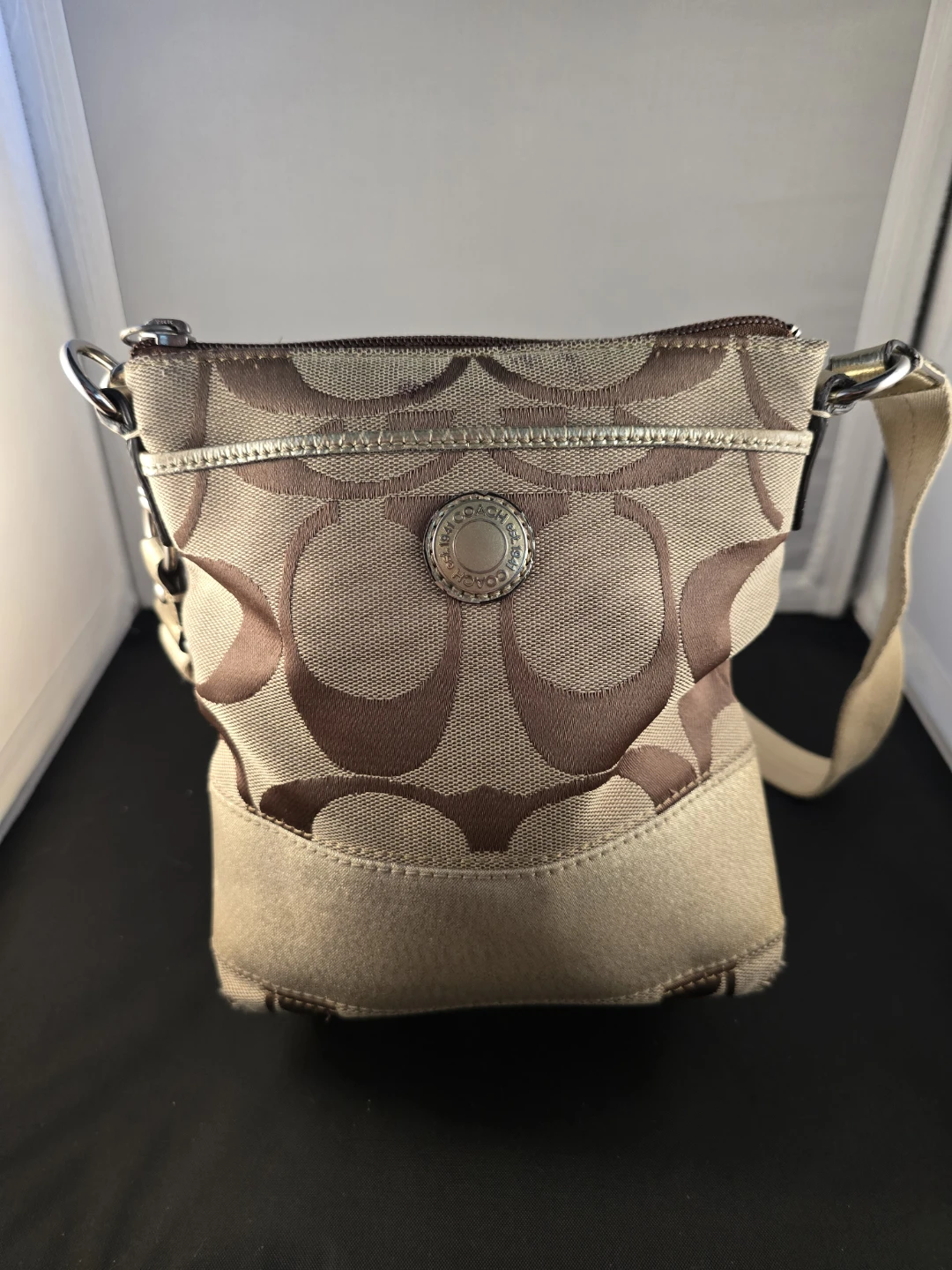 Coach Signature Canvas Crossbody Bag