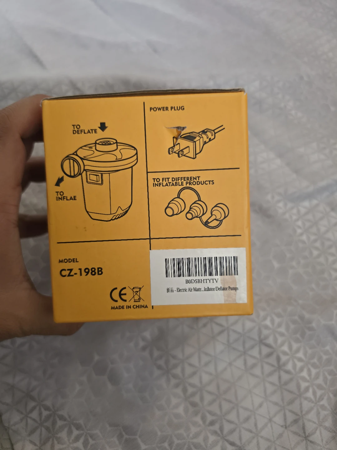 CZ-198B Electric Air Pump - photo 2