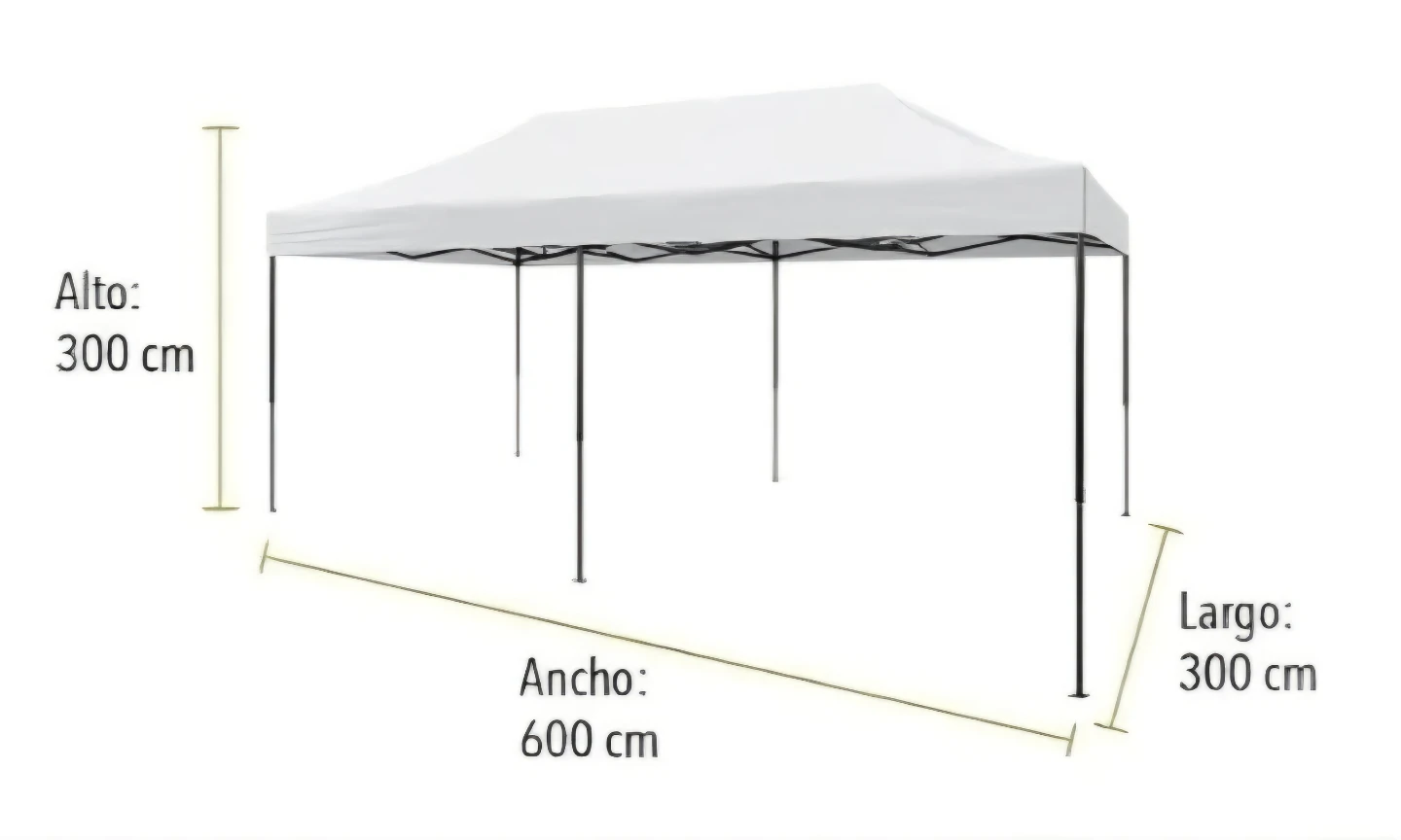 NEW Heavy duty Garvee White Canopy Tent 300x600cm - photo 2