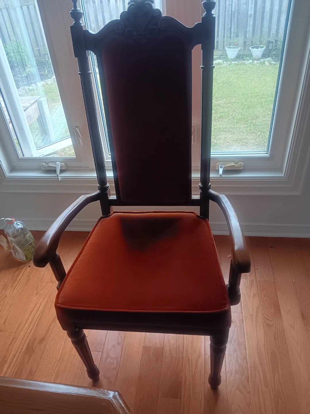 Vintage High-Back Dining Chair