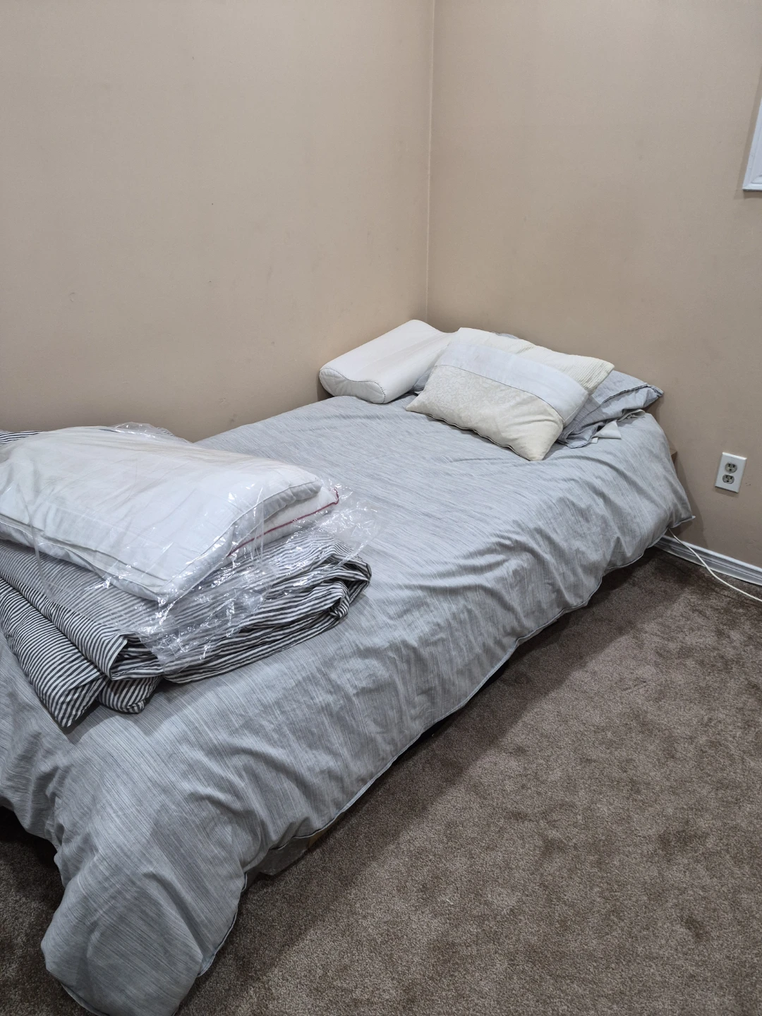Twin Mattress and Bed Frame