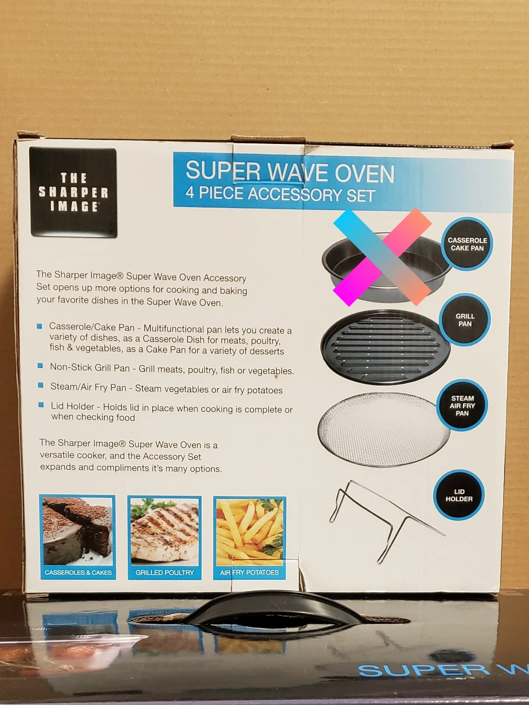 🏈 Sharper Image Super Wave Oven (Free 3 Piece Accessory Set) - photo 5