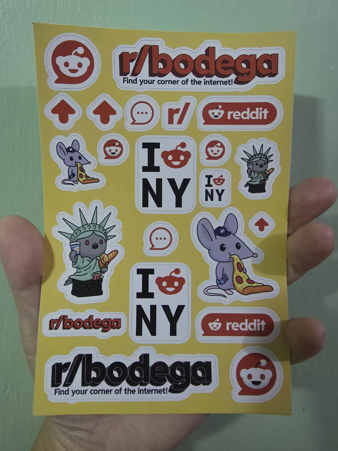 r/bodega Reddit Sticker Sheet 3ct 🏈 - photo 2