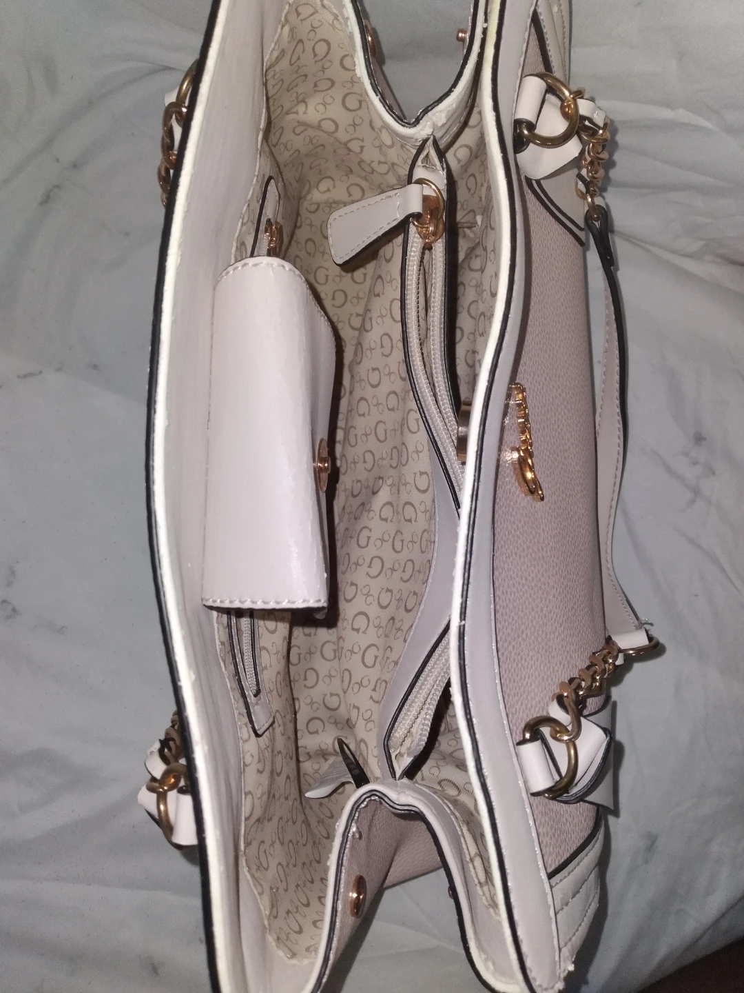 GUESS Factory Hazelwood Color-Block Satchel - photo 2