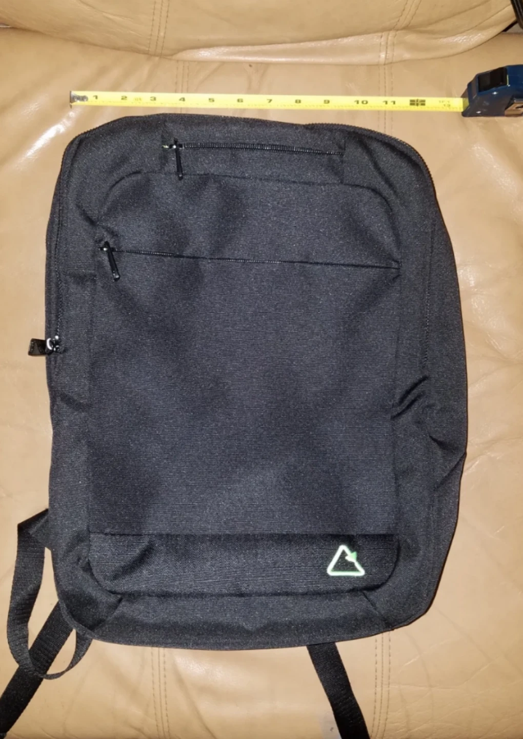New Steve Madden Black Backpack with Neon Green Interior